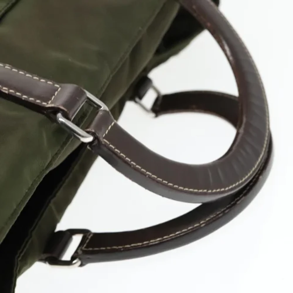 Prada Vintage Pre-owned Nylon prada-bags Brown Dames