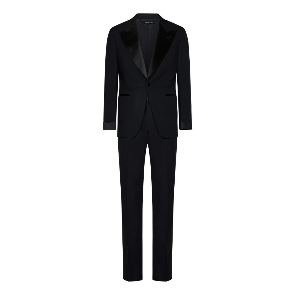 Tom Ford Men's Blue Wool Tuxedo Suit Single-Breasted