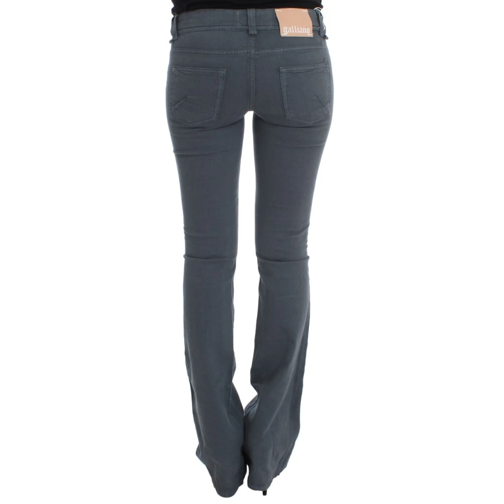 John Galliano Bootcut Jeans Blue Dames