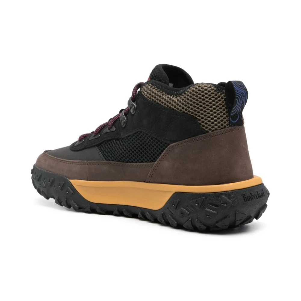 Timberland Zwarte Sneakers van Nubuck Leer Multicolor Heren