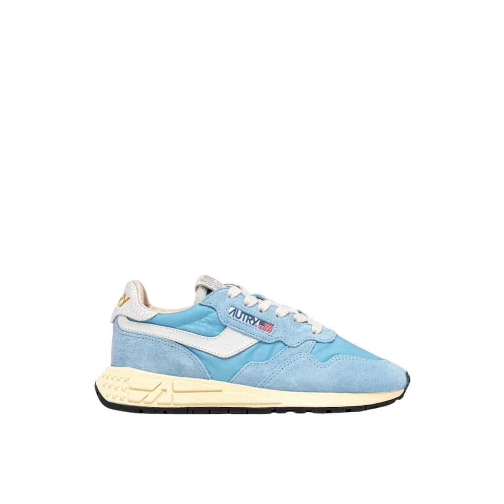 Autry Women's Blue Reelwind Low Trainers - Sneakers - 5 Uk - Shoes