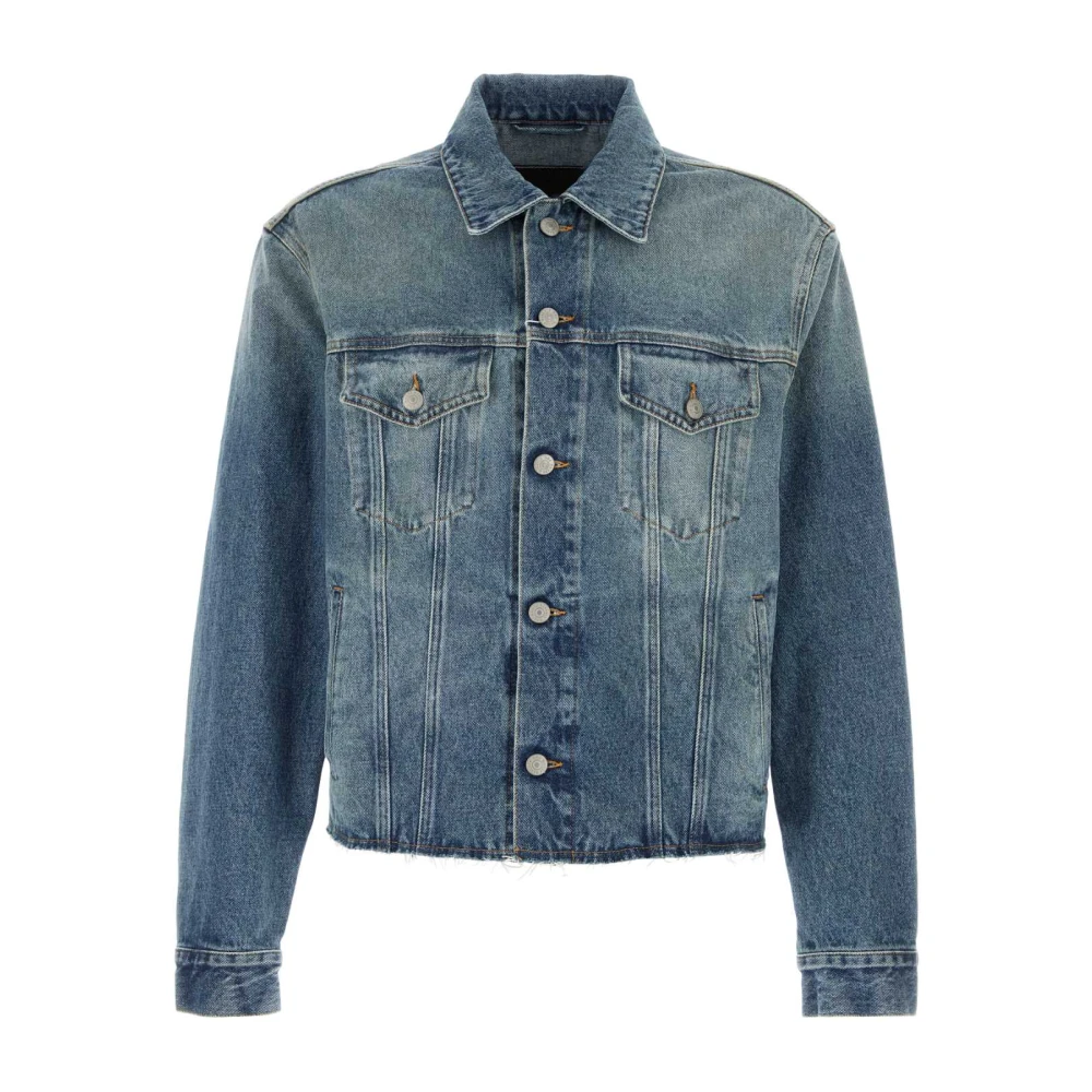 MM6 Maison Margiela Denim jack voor stijlvolle outfits Blue Heren