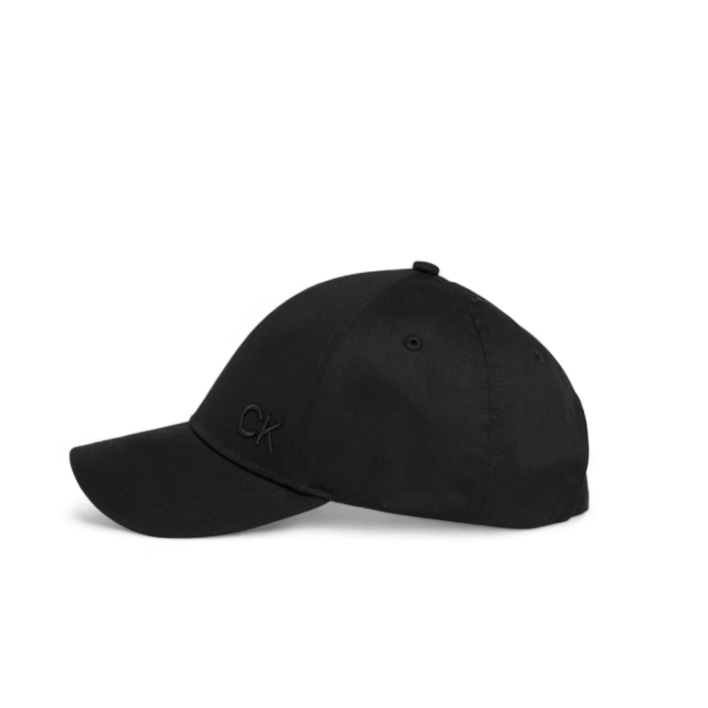 Calvin Klein Geborduurde logo pet Reliëfstijl Black Heren