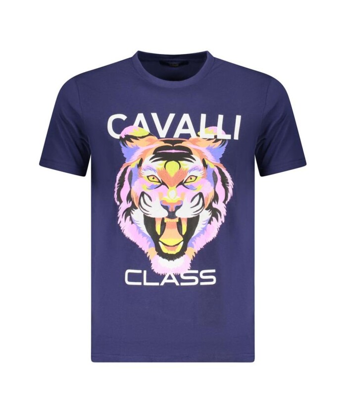 t-shirt-en-coton-bleu-a-col-rond