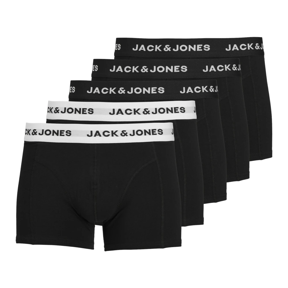 jack & jones Comfort Fit Trunks 5-Pack Black Heren