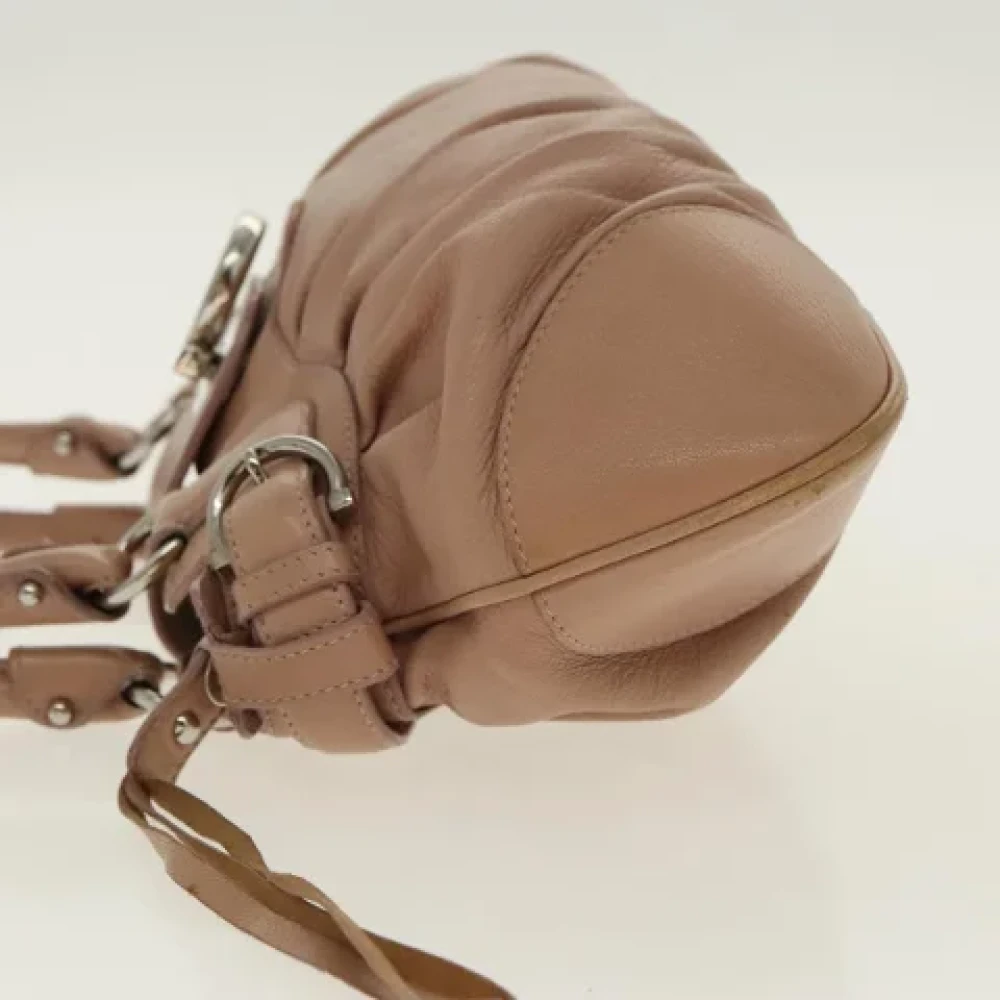 Salvatore Ferragamo Pre-owned Leather handbags Pink Dames