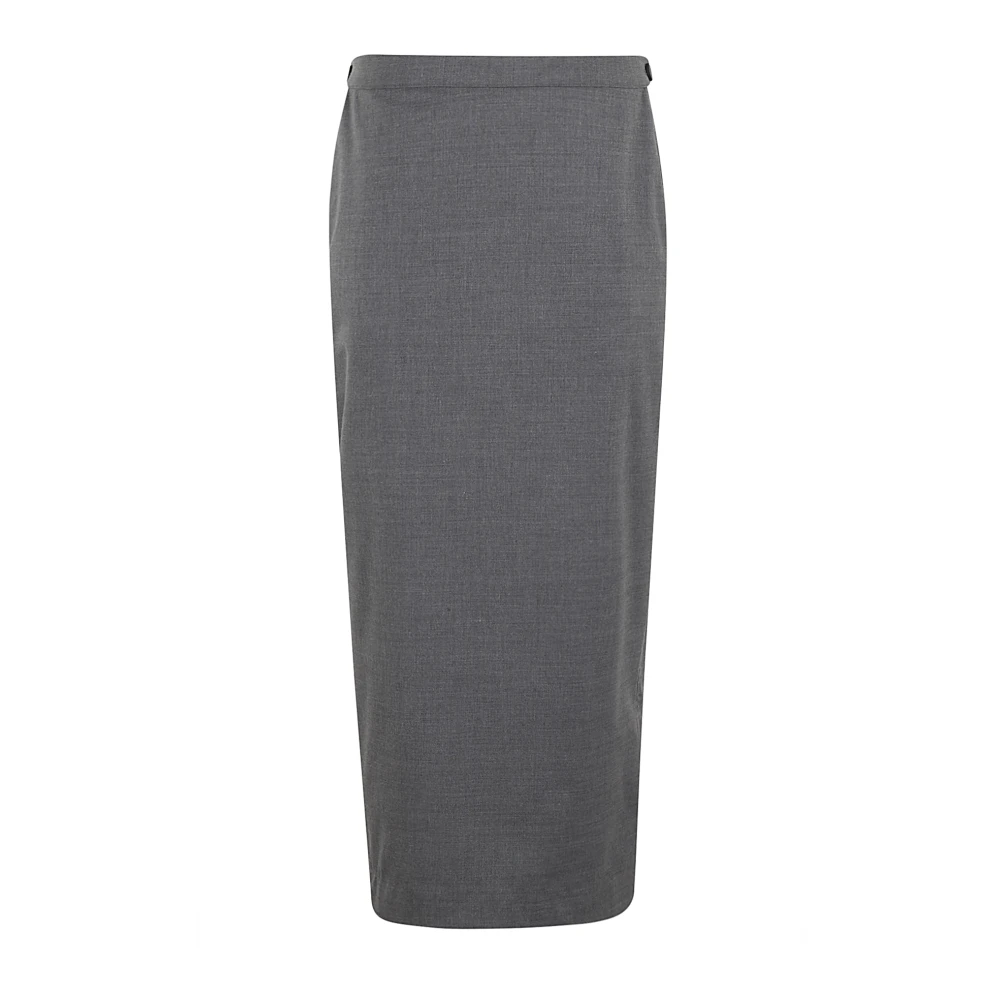 Remain Birger Christensen Elegante Midi Rok Gray Dames