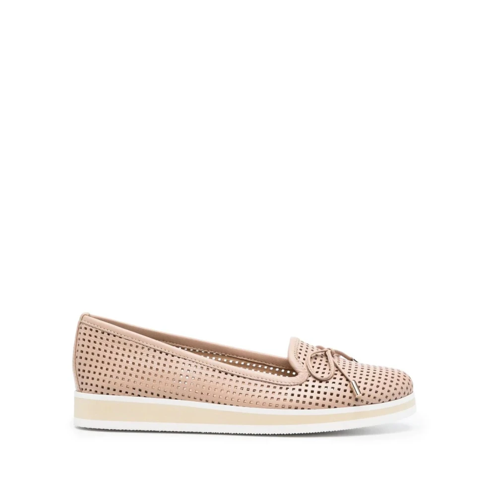 Baldinini Vrouw Bruin Schoenen Dames, 37 1/2 Eu, Leer, Ballerina`S