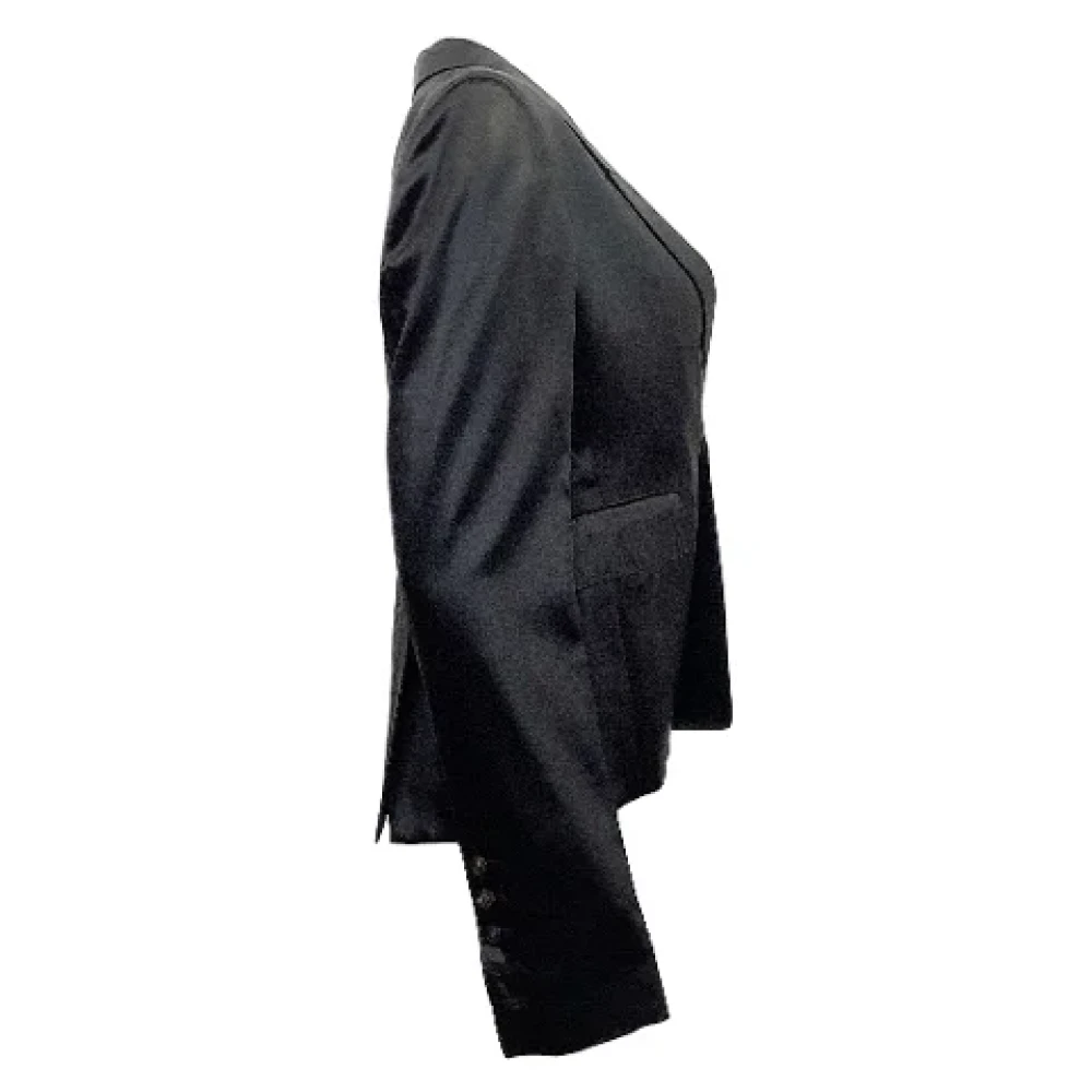 Rick Owens Pre-owned Polyester outerwear Black Dames