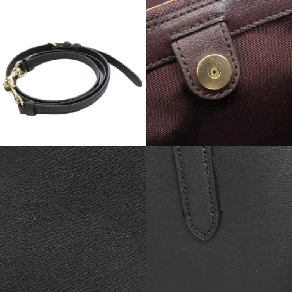Coach Pre-owned Leather handbags Black Dames