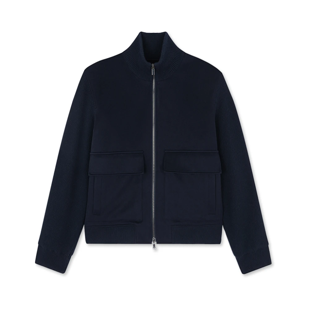Paul & Shark Men's Blue Luxurious Hybrid Blouson Jacket