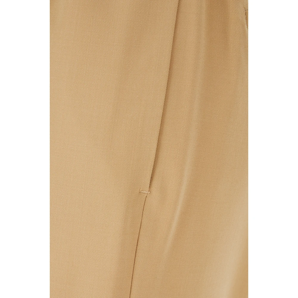 Max Mara Weekend Stijlvolle Broeken voor Vrouwen Beige Dames