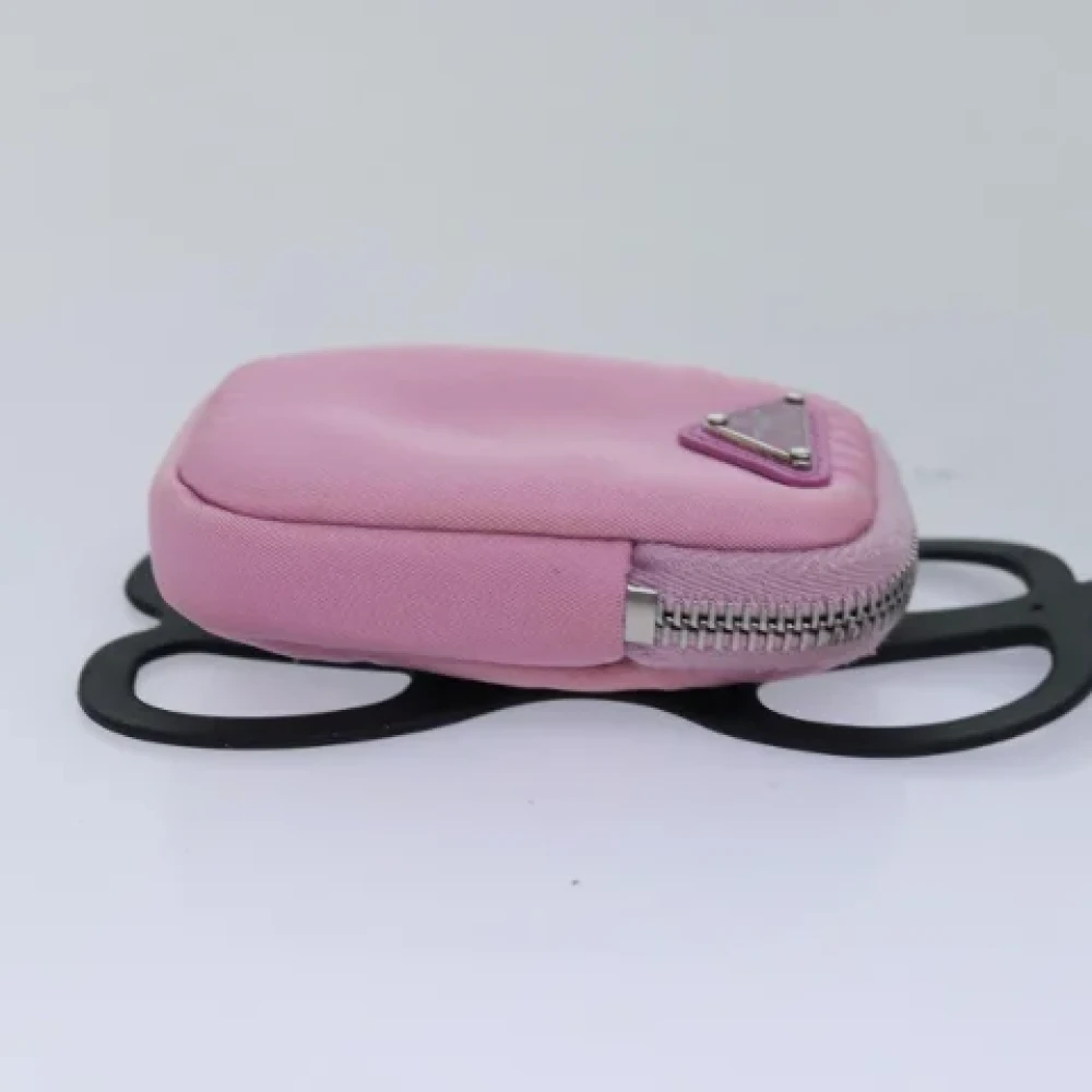 Prada Vintage Pre-owned Nylon pouches Pink Dames