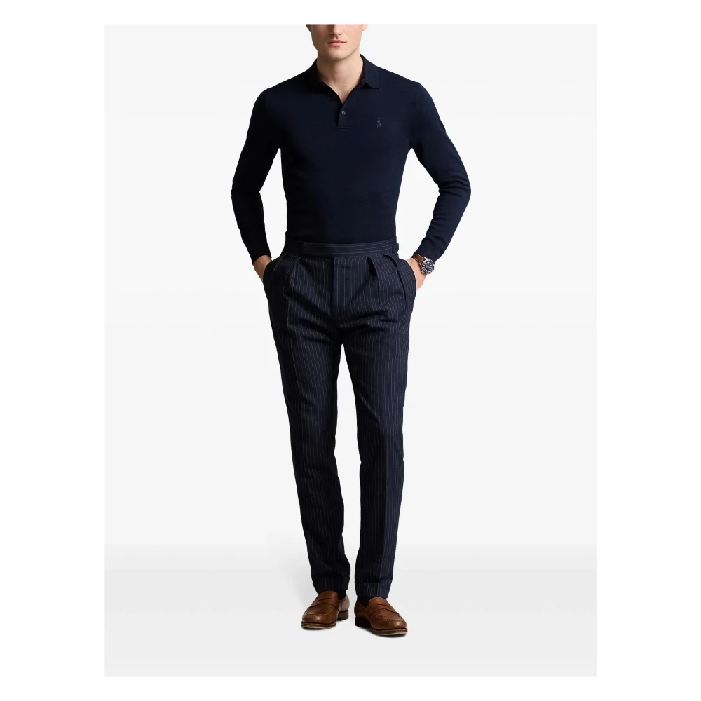 Polo Ralph Lauren Hunter Navy Pullover Sweater Blue Heren