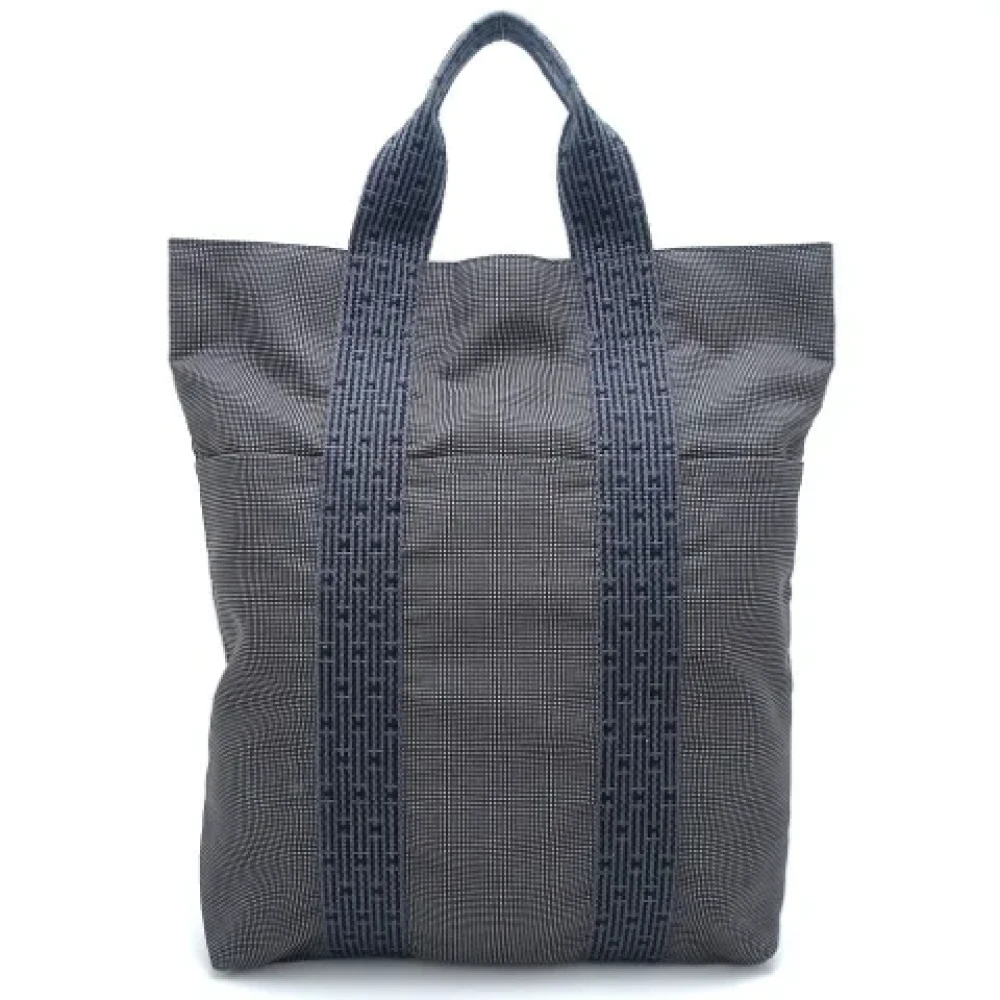 Hermès Vintage Pre-owned Fabric totes Black Dames