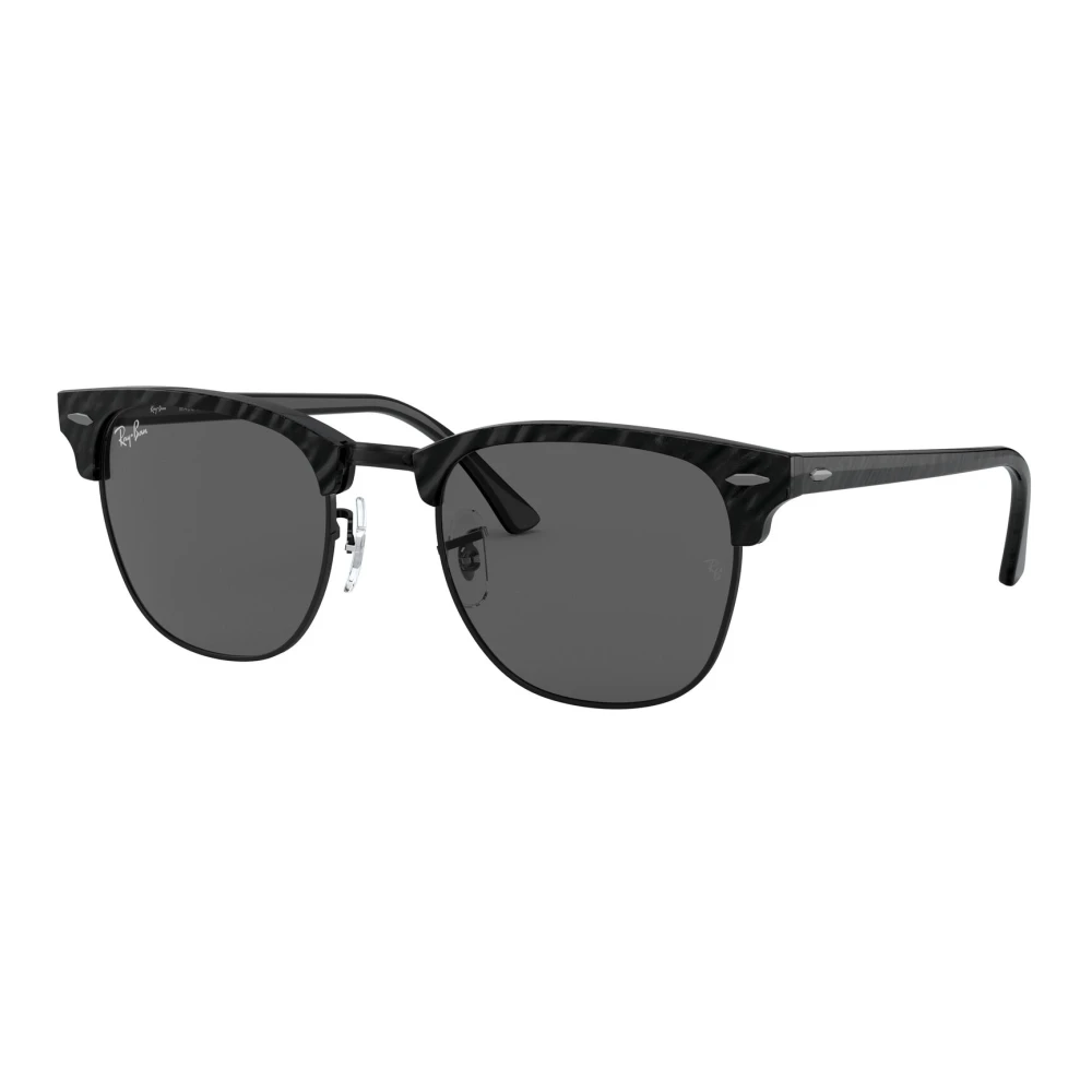 Ray-Ban Clubmaster Black/Grey Sunglasses - Male - Sunglasses - Black - 55 Mm - Accessories