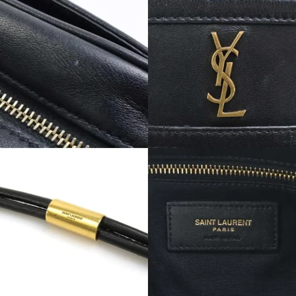Yves Saint Laurent Vintage Pre-owned Leather shoulder-bags Black Dames