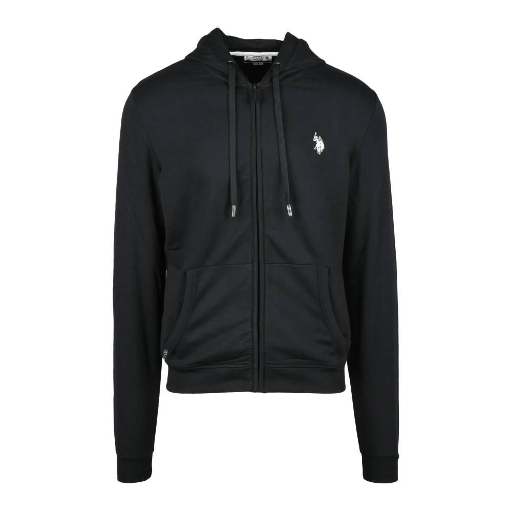 U.s. Polo Assn. Katoen Elastaan Sweatshirt Black Heren