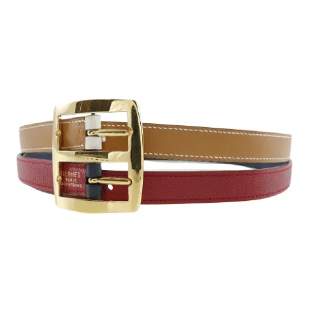 Hermès Vintage Pre-owned Fabric belts White Dames
