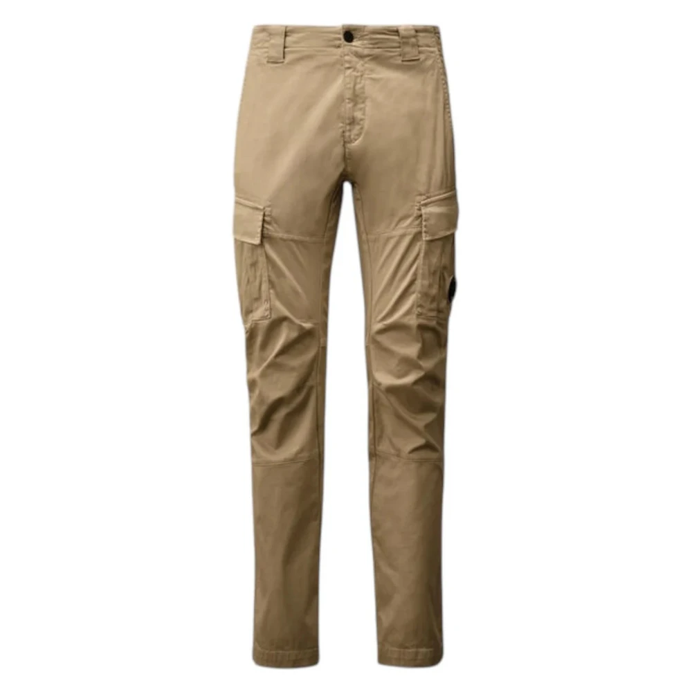 C.p. Company Men's Beige Cargo Lens Trousers For - Slim-Fit Trousers - Xs - Trousers