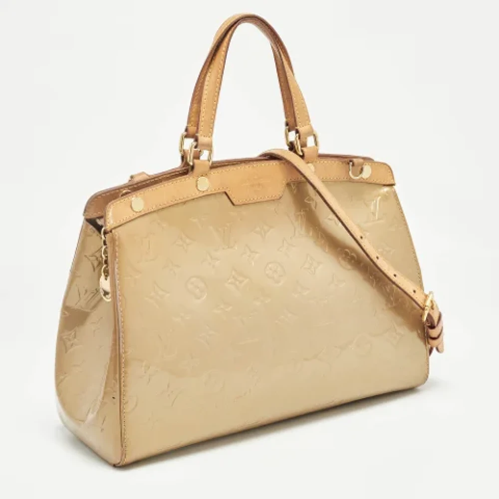 Louis Vuitton Vintage Pre-owned Leather pouches Yellow Dames