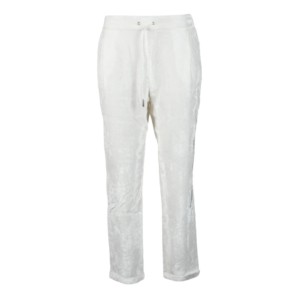 Fabiana Filippi Elegante Viscose Elastaan Broek White Dames