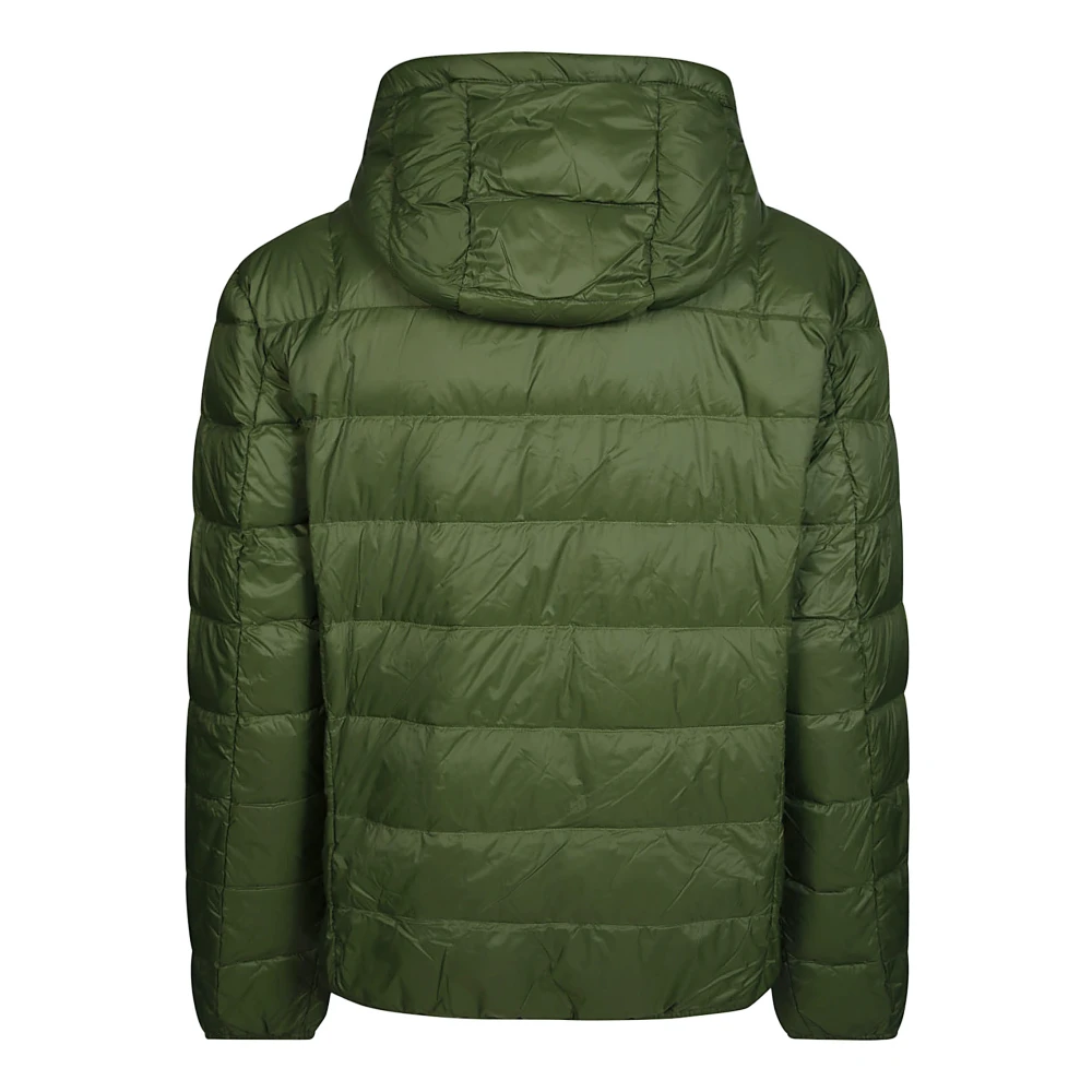Sun68 Warme Capuchon Donsjas Green Heren