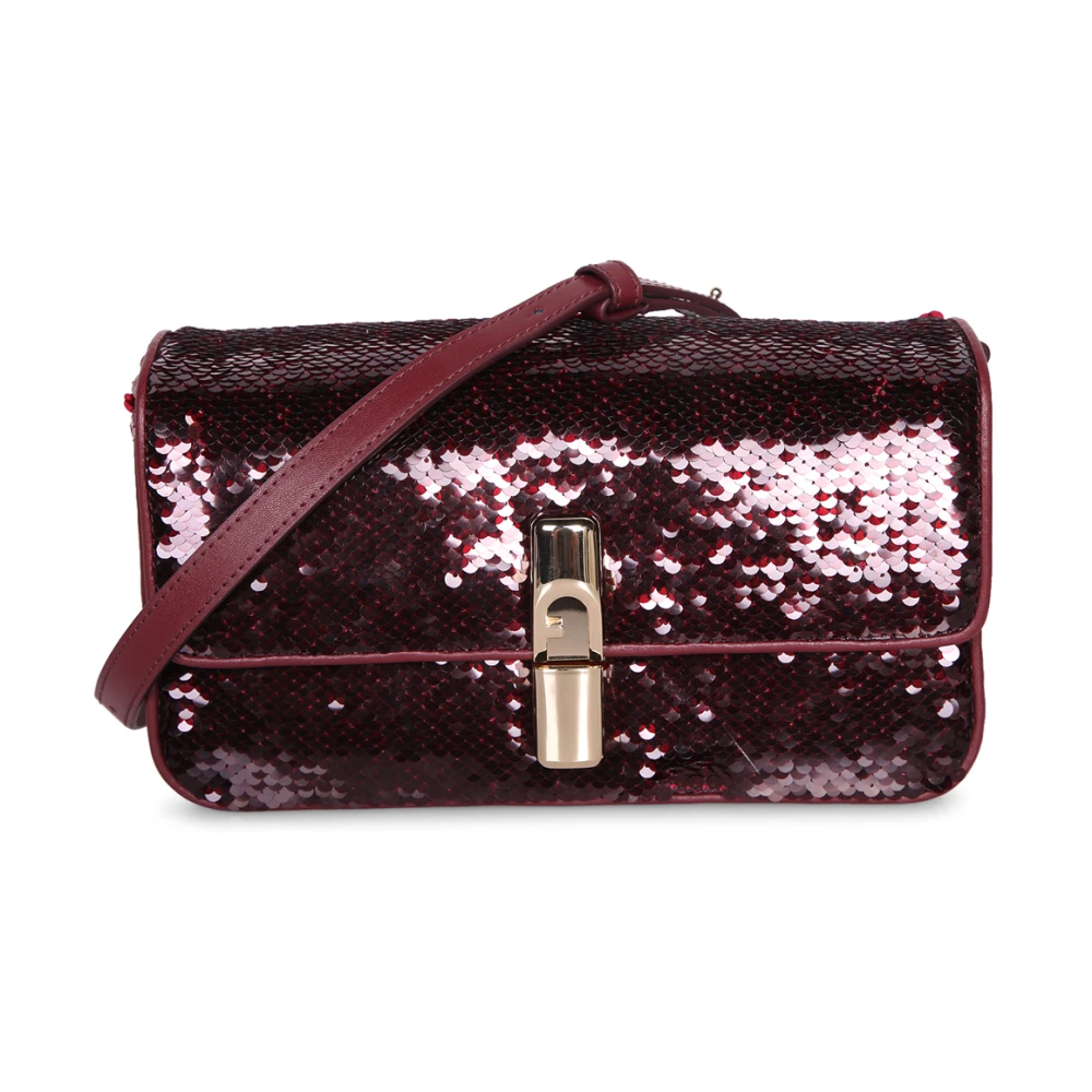 Furla Women's Red Cross Body Bags, One Size, Iride Small