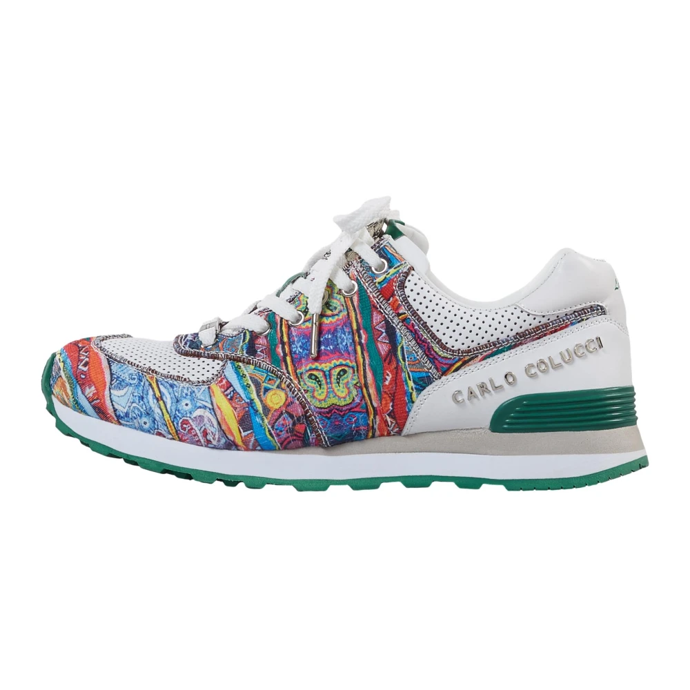 Carlo Colucci Unieke Gebreide Sneaker unisex Schoenen Veelkleurig Multicolor