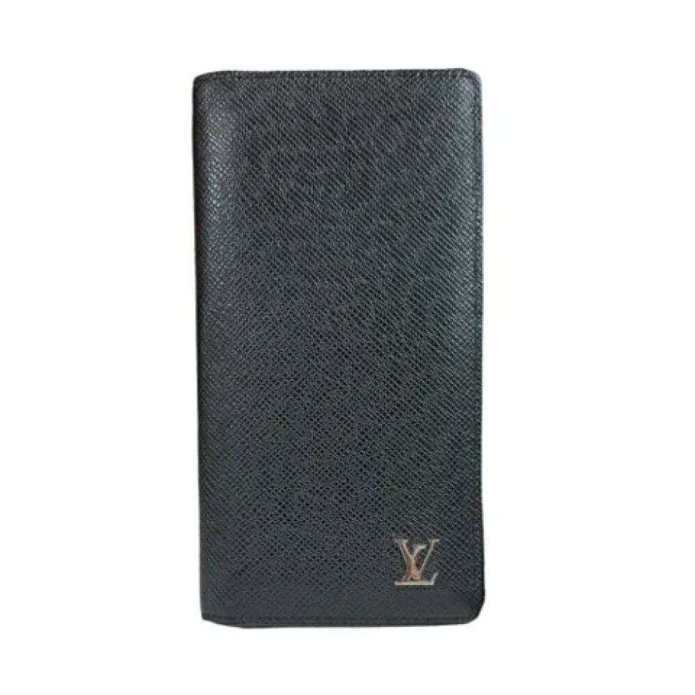 Louis Vuitton Vintage Pre-owned Leather wallets Black Heren
