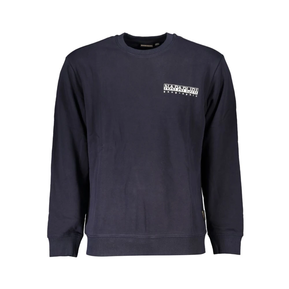 Napapijri Blauw Vintage Fleece Sweatshirt Blue Heren