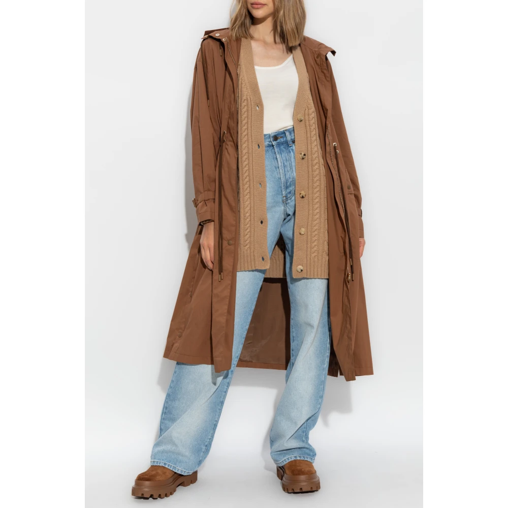 Max Mara Wollen Vest Calotta Beige Dames