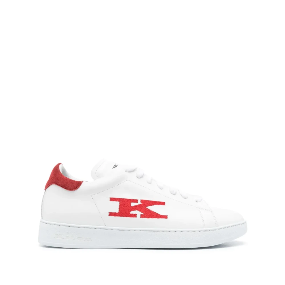 Kiton Stitching Sneakers Heren Schoenen Wit
