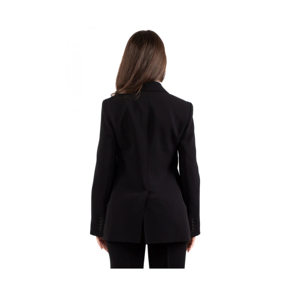 Max Mara Damesjas Stijlvol Zwart Black Dames