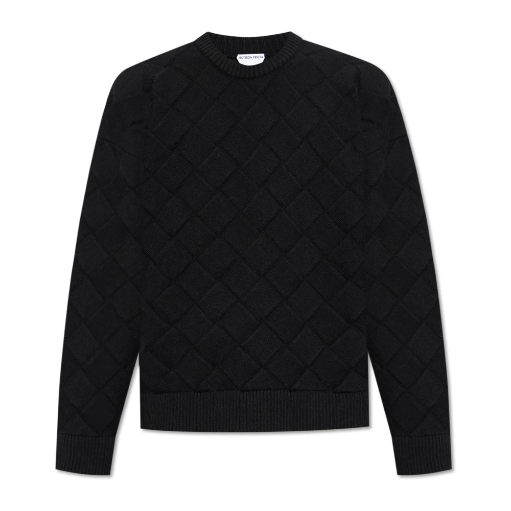 Bottega Veneta Wollen trui Black Heren