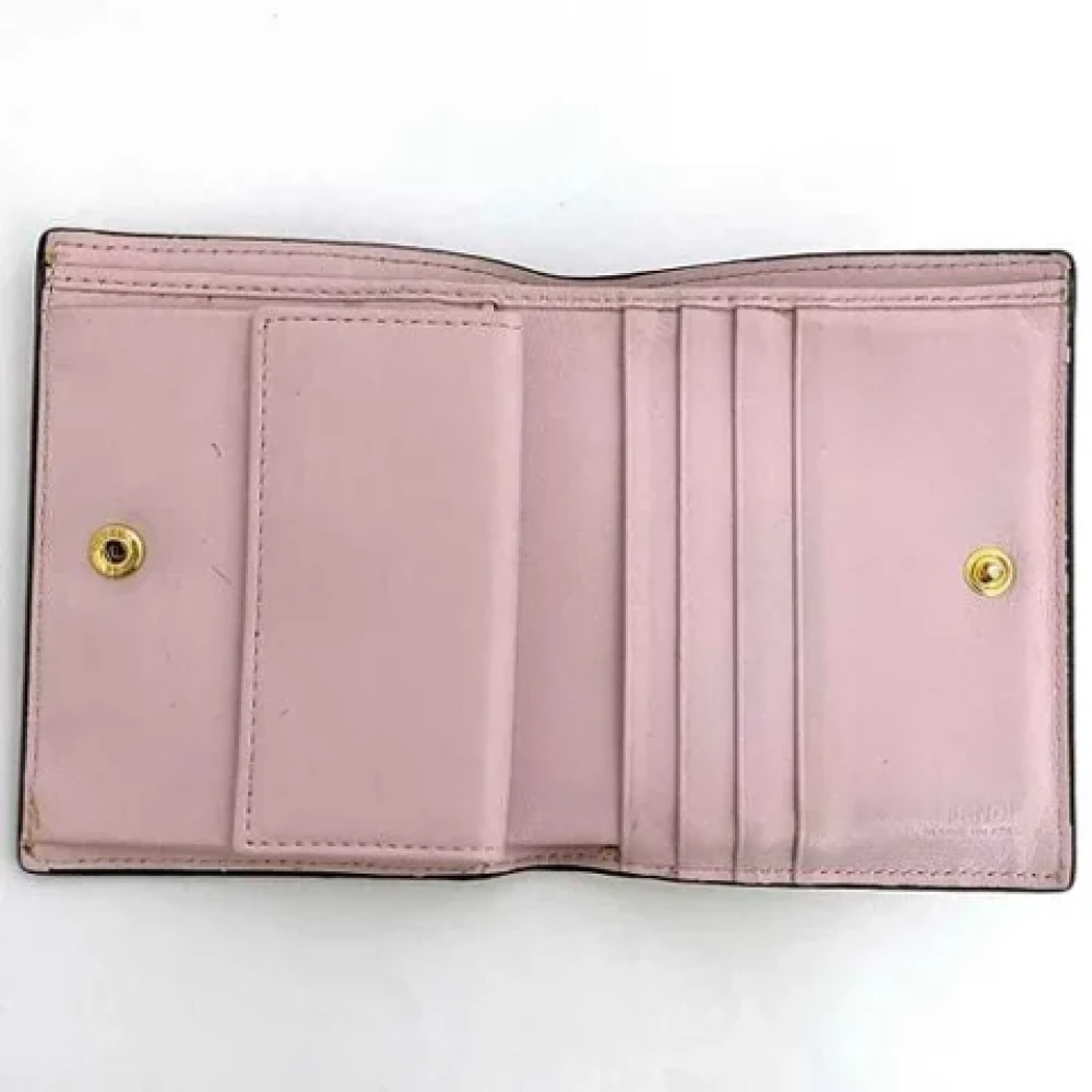 Fendi Vintage Pre-owned Leather wallets Pink Dames