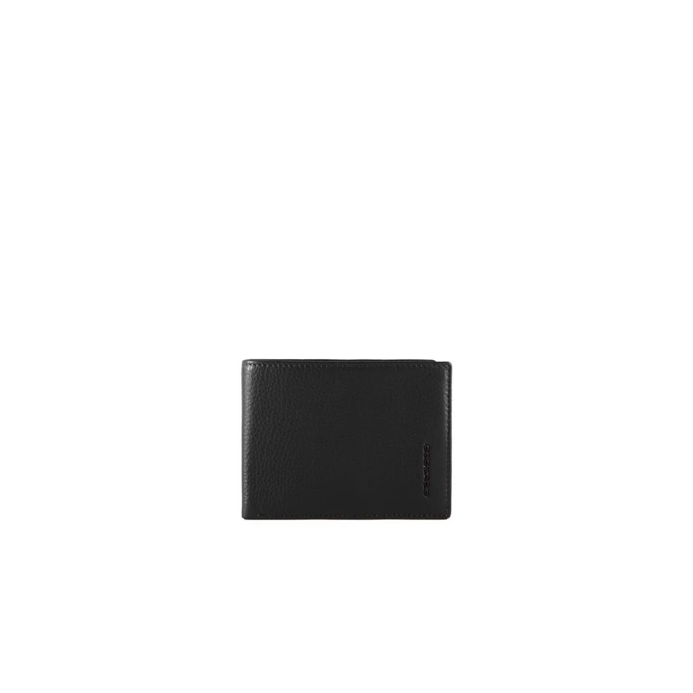 Piquadro Men's Black Wallet And Cardholder - Stylish - Wallets & Cardholders - One Size - Accessories