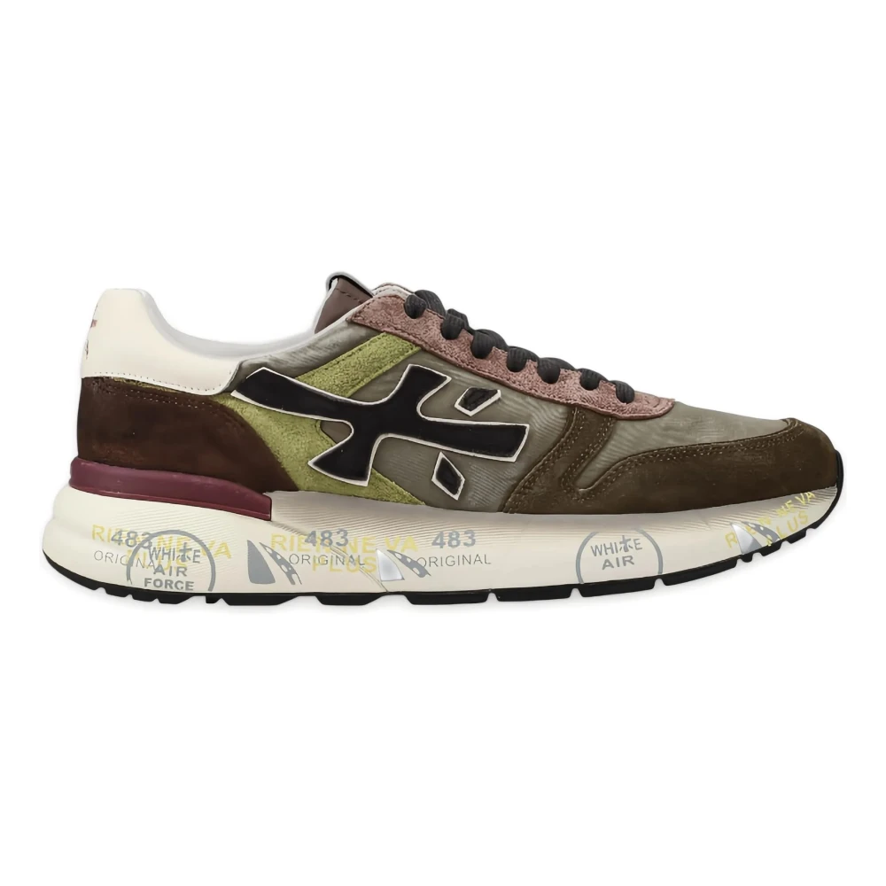 Premiata Groene Sneakers met EVA Rubberen Zool Heren Schoenen