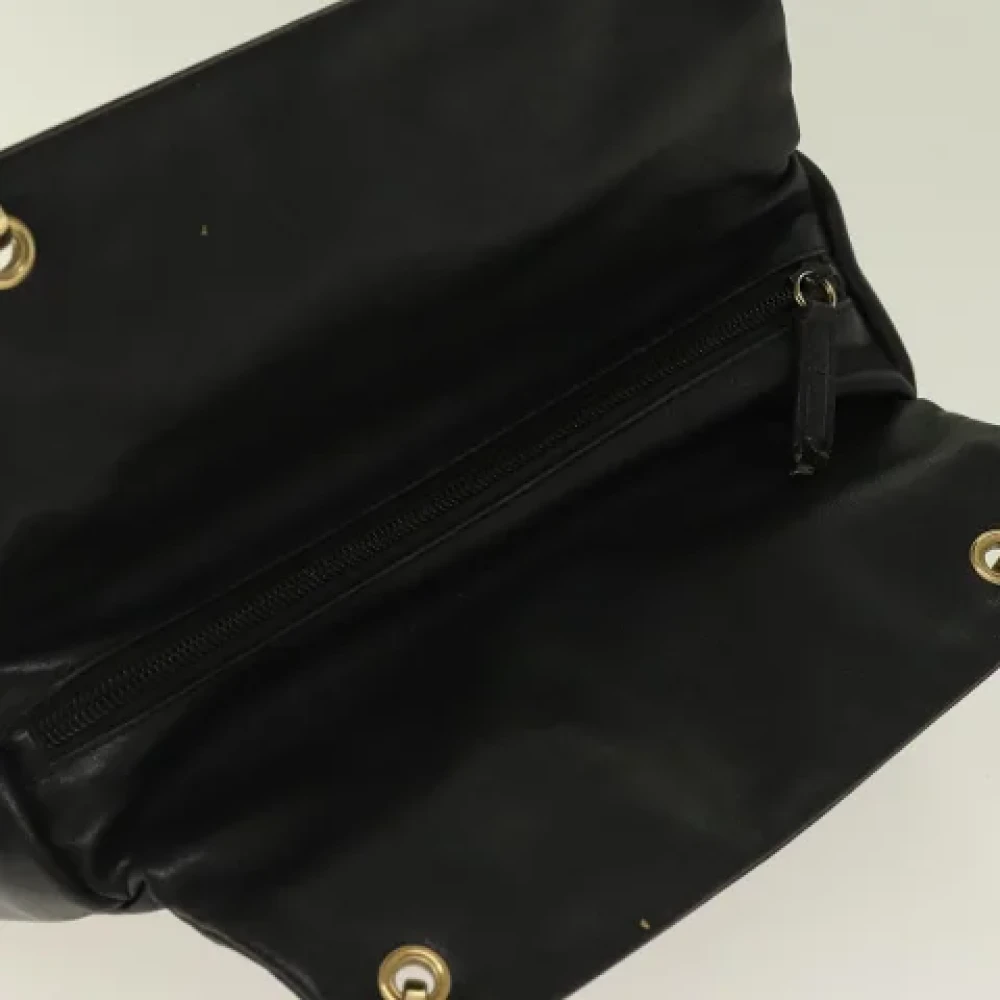 Gucci Vintage Pre-owned Leather handbags Black Dames