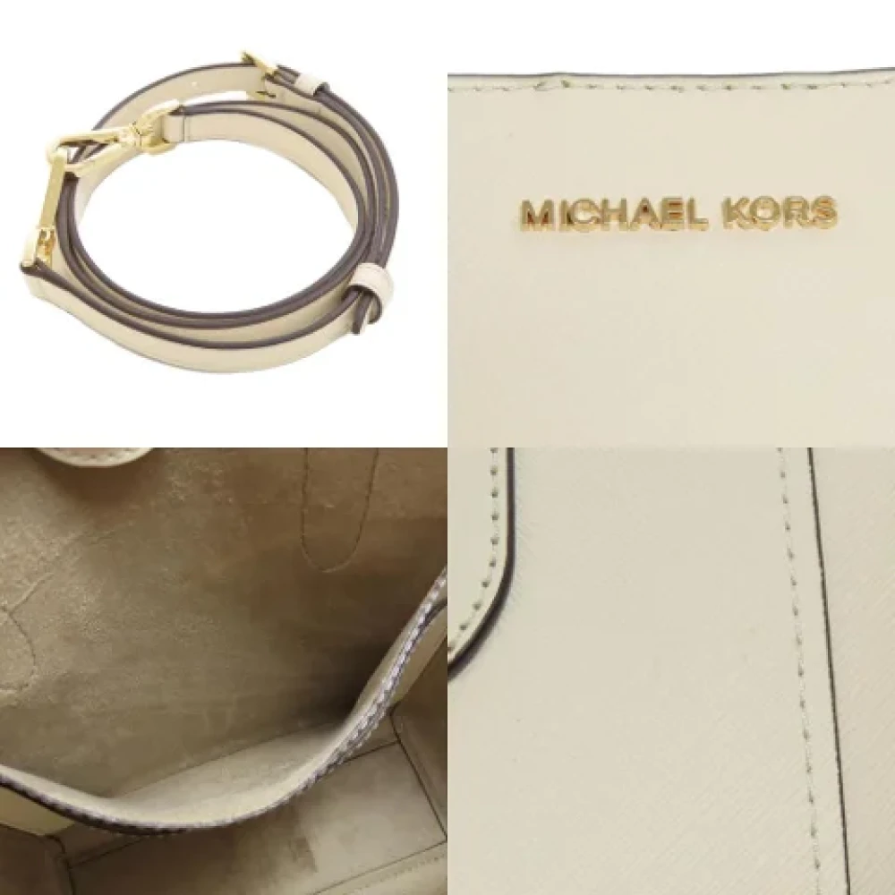 Michael Kors Pre-owned Canvas shoulder-bags White Dames
