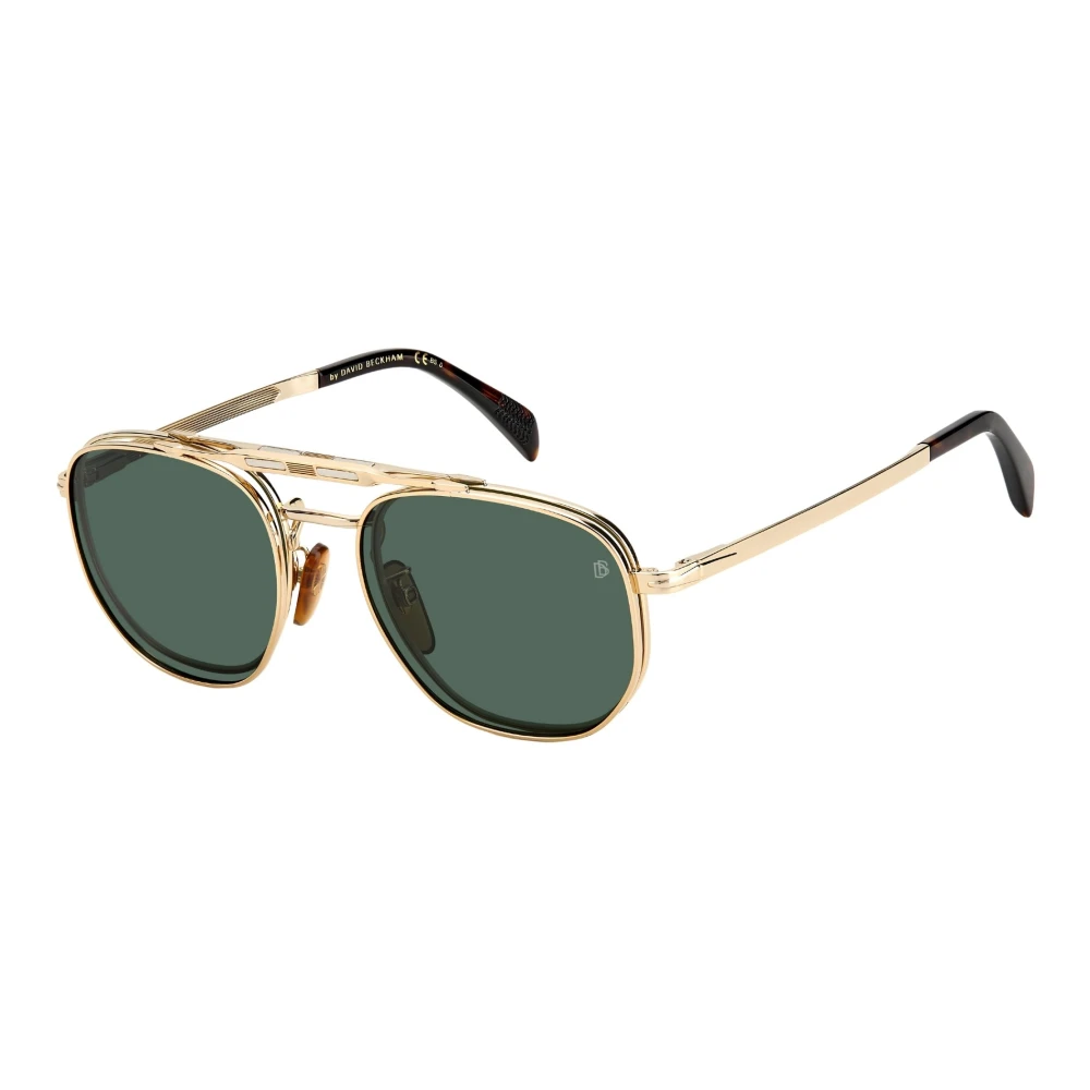 Gull Havana/Grønn Clip-On Solbriller