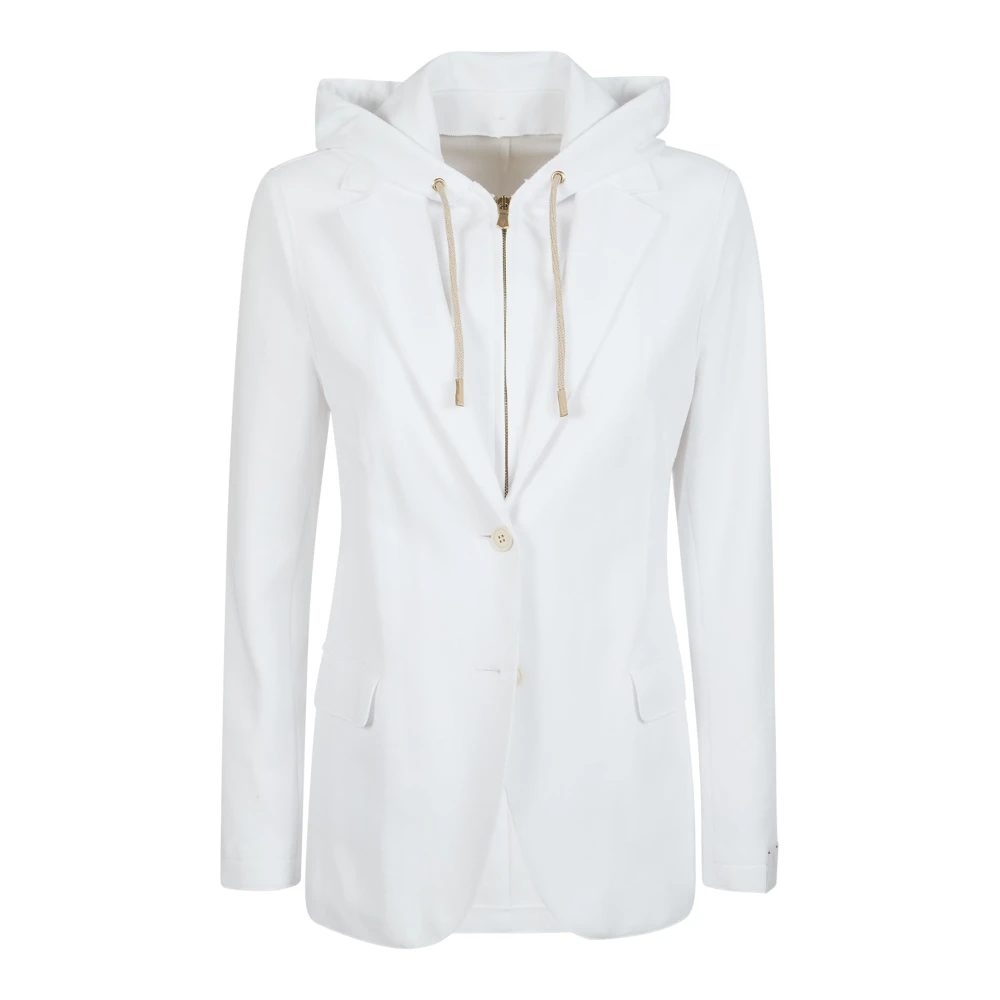 Eleventy Donna Bianco Giacche, Xs, New,