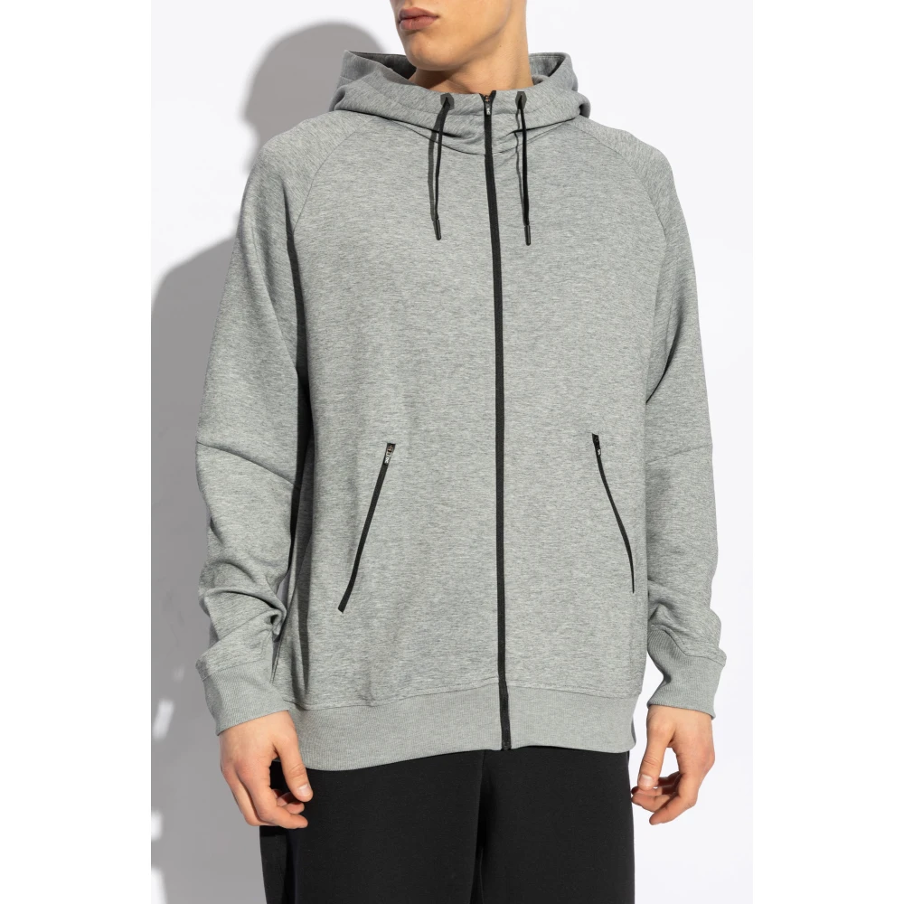 ON Running Hoodie Gray Heren
