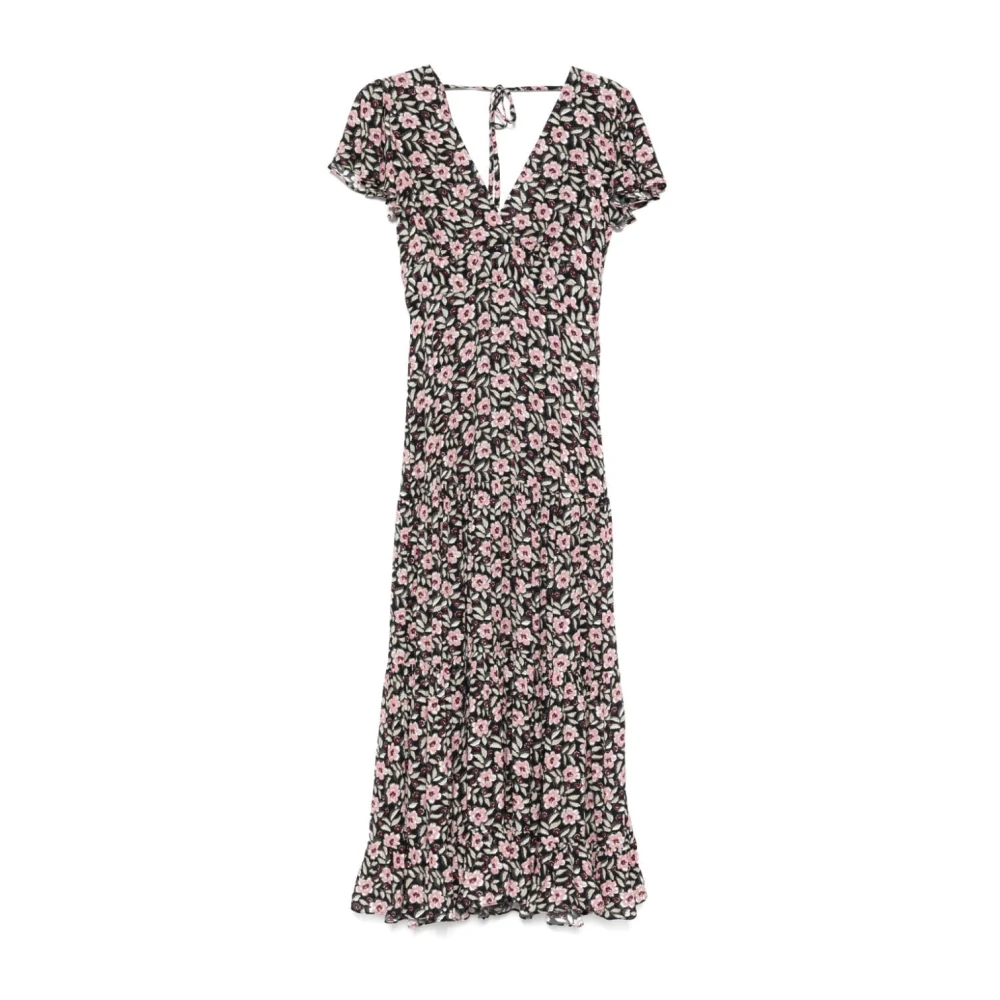 Rixo Bloemenprint Maxi Jurk Multicolor Dames