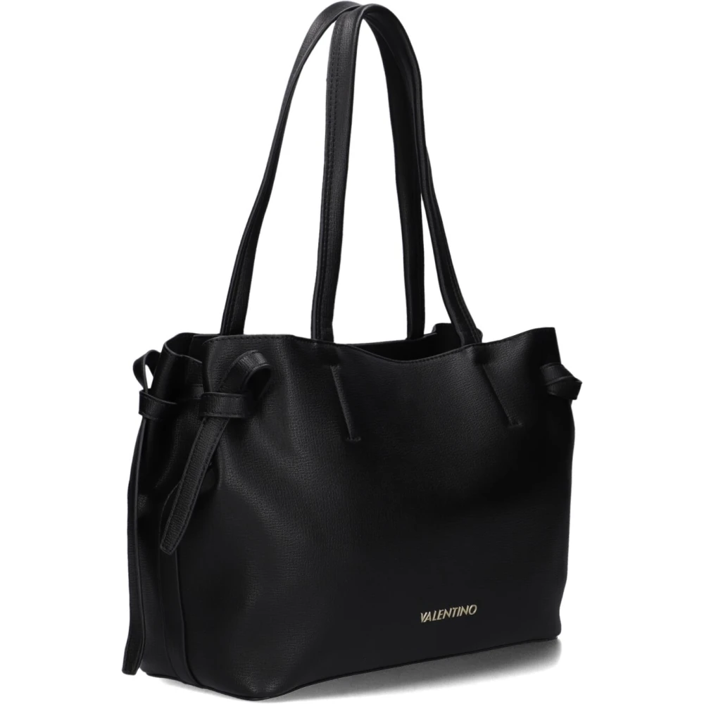 Valentino , Shopping Bags, Female, Black, One Size, Black Shopping Bag For Autumn And Winter