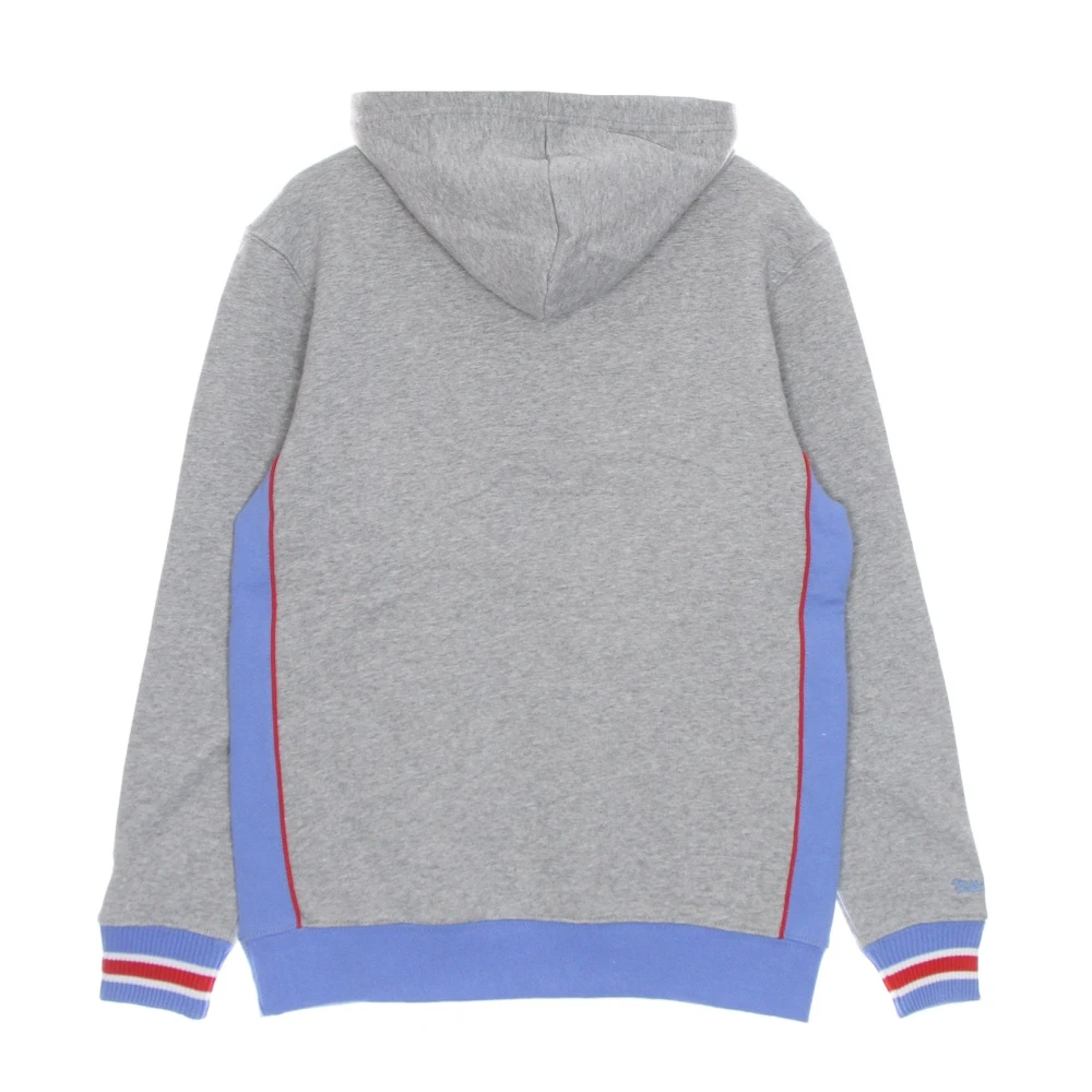 Mitchell & Ness Houston Oilers Hoodie Zwaar Fleece Gray Heren