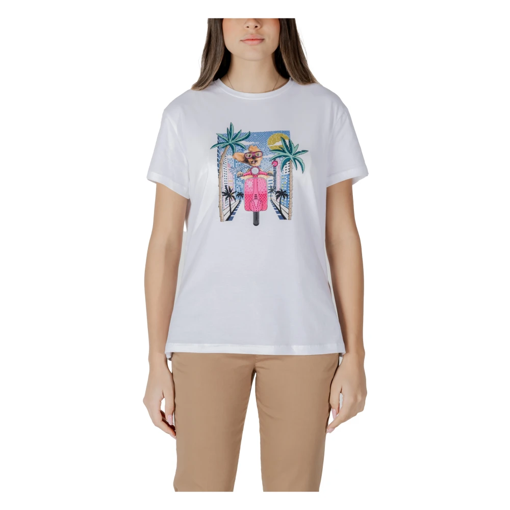 Liu Jo Donna Bianco Top, Xs, New,