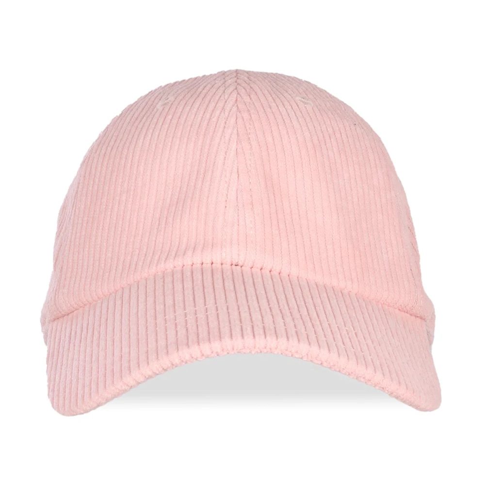 Autry Geribbelde roze hoed met geborduurd logo Pink Heren