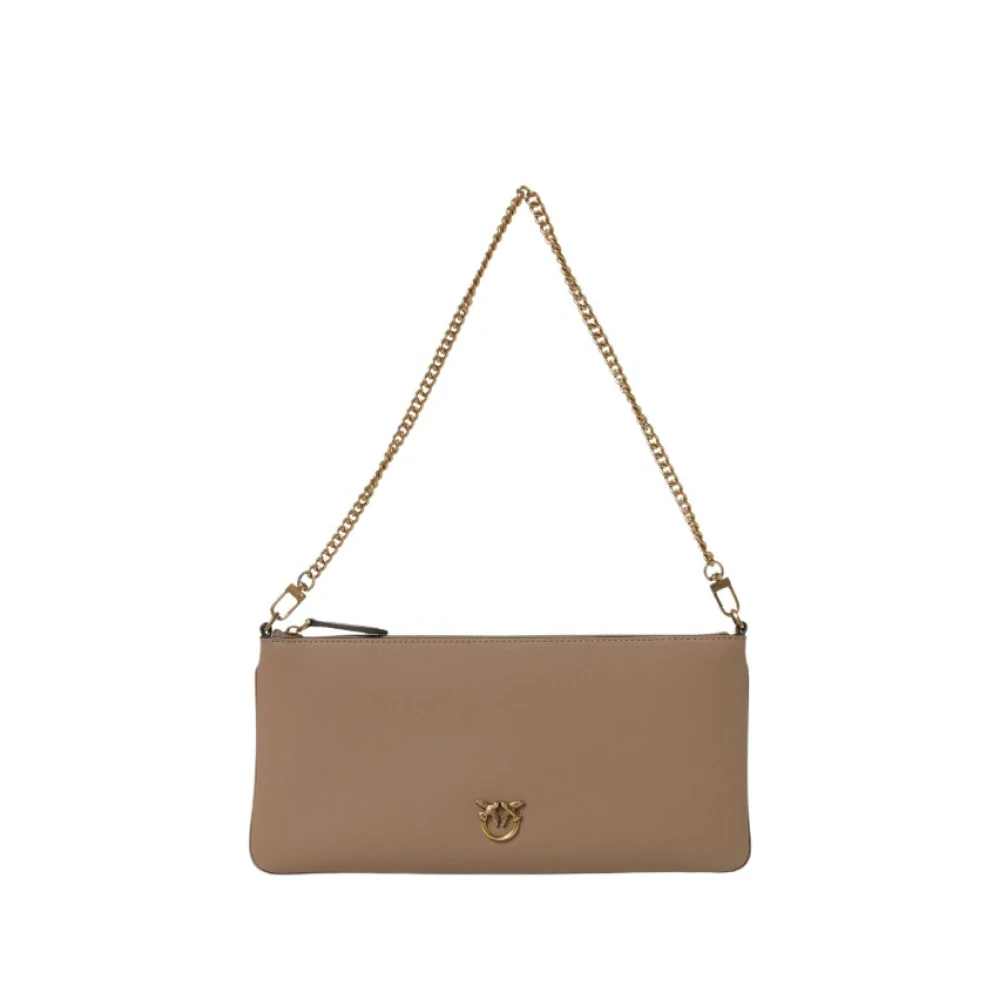 Pinko Women's Beige Shoulder Bags, One Size, Flat Shoulder Bag