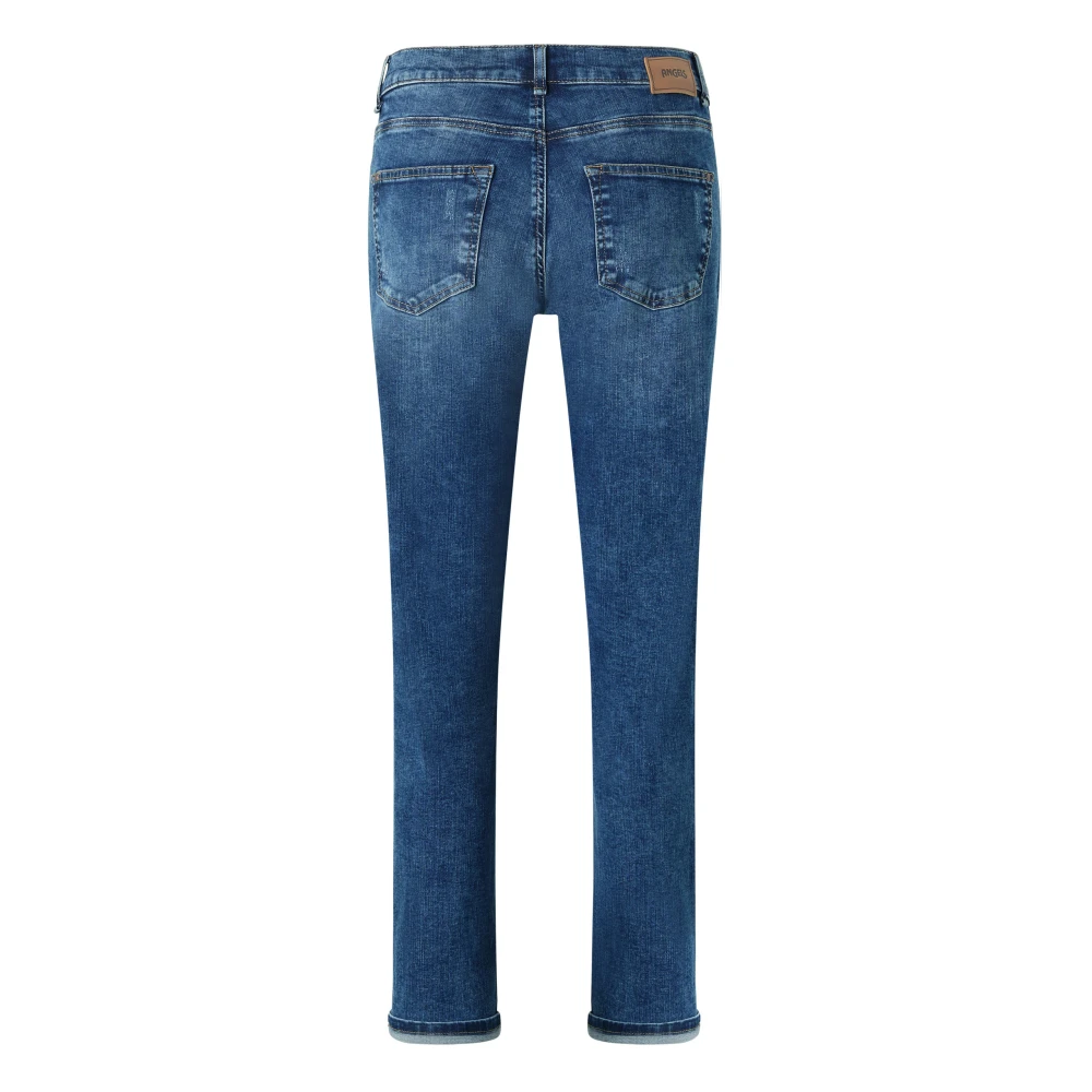 Angels Paillet Vriendje Stijl Top Blue Dames